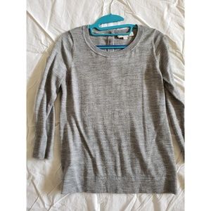 Grey 3/4 Length Sleeve Sweater